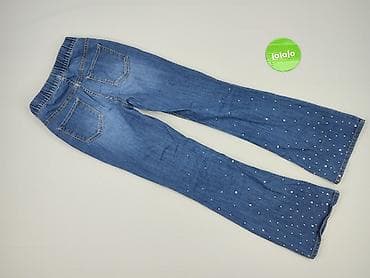 bluzka z dzetami: Spodnie jeansowe, H&M, 10 lat, 140, stan - Bardzo dobry — 3