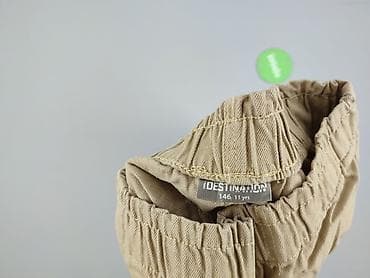 primark belts: Pozostałe spodnie dziecięce 11 lat, stan - Bardzo dobry, wzór - Jednolity kolor, kolor - Beżowy — 5