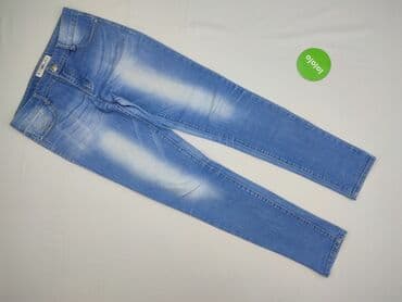 dżinsy z wysokim stanem z dziurami: Jeansy damskie, rozmiar M — 2