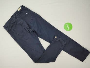 granatowe chinosy damskie: Monnari, Spodnie materiałowe damskie, rozmiar M — 3