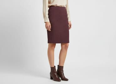spódnice plisowane bordowa: Spódnica damska, rozmiar S — 1