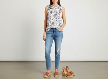 ornamenty: H&M, T-shirt damski, rozmiar XS — 1