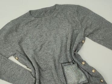 czarna sukienka i szary sweter: Sweter damski, rozmiar 3XL — 1