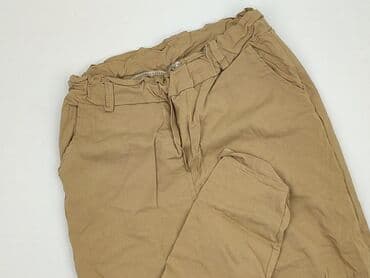 spodnie z wiskozy lidl: Camel, Spodnie materiałowe damskie, S — 1