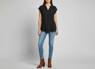 bluzki z odcieciem pod biustem: Flash, Bluzka damska, rozmiar S — 7