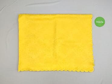 obrus na stół: Obrus 210 x 140, kolor - Żółty, stan - Dobry — 2