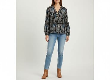 wzorzysta bluzki reserved: Reserved, Жіноча блуза, розмір L — 1