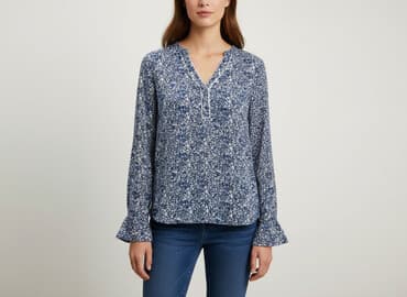 koszulka barcelony z napisem: CAMAIEU, Bluzka damska, L — 6