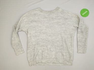 sweter w chmurki reserved: Basic, Sweter damski, rozmiar M — 2