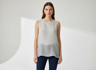 bluzki damskie dopasowane: Hennes Collection, Bluzka damska, rozmiar L — 7