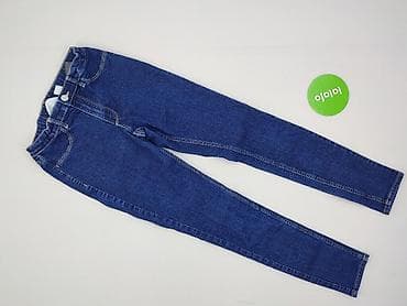 levis t shirt basic: Spodnie jeansowe, H&M, 11 lat, 140/146, stan - Bardzo dobry — 2
