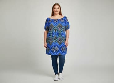 sukienki indyjskie duże rozmiary: Women`s dress, size 5XL — 1