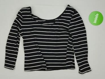 bluzki dopasowane eleganckie: H&M Basic, Bluzka damska, S — 3