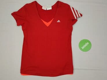 czerwona koszulka real madryt: Adidas, T-shirt damski, S — 2