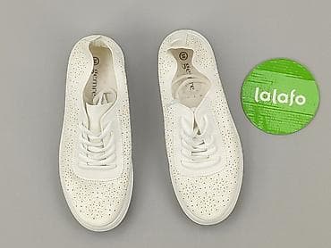 biale trampki mustang: Sneakersy damskie, rozmiar 38 — 2