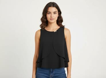 bluzki koronka allegro: Top damski, rozmiar L — 6