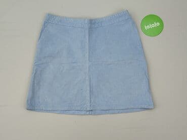 niebieska spódnice plisowane: Oasis, Spódnica damska, M — 2