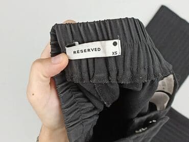 jeansy damskie podarte: Reserved, Spodnie materiałowe damskie, rozmiar XS — 4