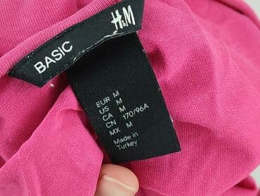 bawełniane t shirty: H&M Basic, Top damski, rozmiar M — 4