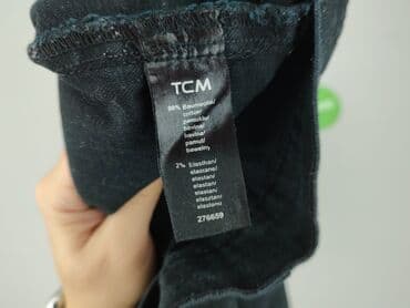 spodnie nabijane ćwiekami: Spodnie materiałowe damskie, XL — 5