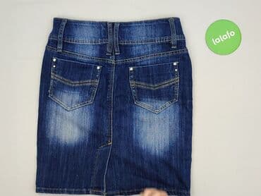 spódniczka dżinsowe z wysokim stanem: Spódnica damska, rozmiar S — 3