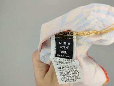 shein zolta sukienka: Shein Curve, T-shirt damski, rozmiar XL — 4