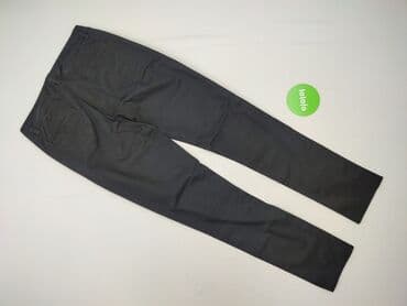 dżinsy czarne: H&M, Spodnie materiałowe damskie, rozmiar M — 3