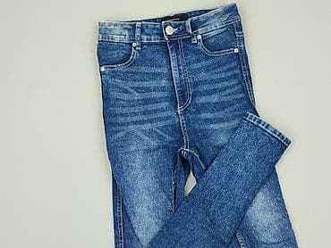 biale klapki adidas: Denim, Jeansy damskie, rozmiar S — 1