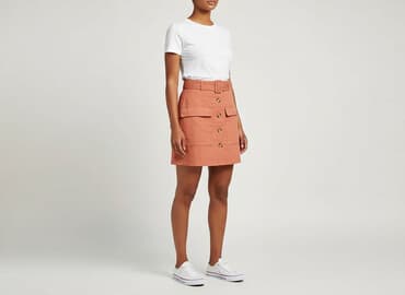 spódniczka khaki: Primark, Spódnica damska, rozmiar M — 7