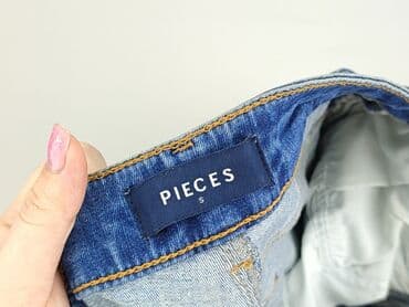 dżinsy z dziurami: Pieces, Jeansy damskie, rozmiar S — 4
