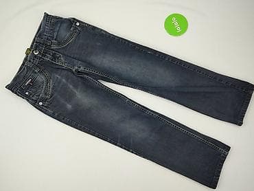 czarne cargo pull and bear: Jeansy dla mężczyzn, rozmiar M — 2