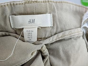 spodnice hm: H&M, Spodnie materiałowe damskie, rozmiar 2XS — 4