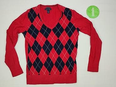 czerwony: Tommy Hilfiger, Sweter damski, rozmiar M — 2