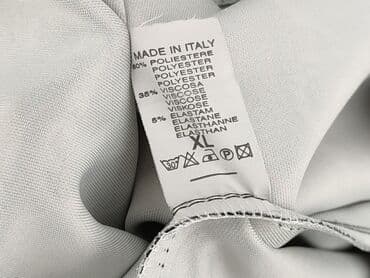 rajstopy czarne ze srebrną nitką: ITALY FASHION, Legginsy Eleganckie damskie, rozmiar XL — 6