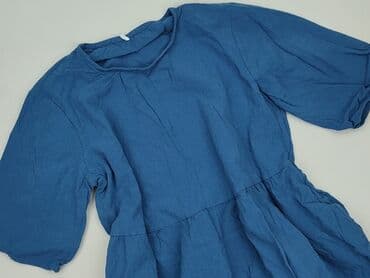 niebieska sukienki midi: Sukienka damska, rozmiar XL — 2