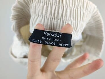 białe cargo bershka: Bershka, Spodnie cargo damskie, rozmiar M — 4