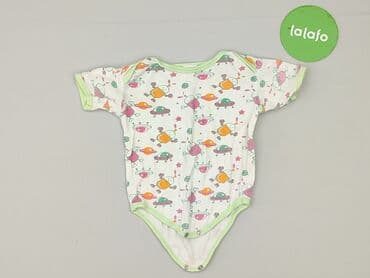 stradivarius spodnie biale: Body, 6-9 miesięcy, 
stan - Bardzo dobry — 2