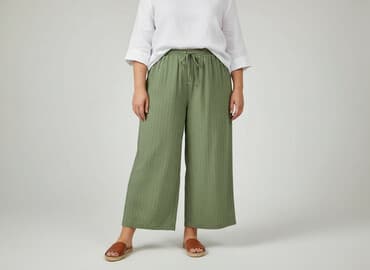 oliwkowe buty: Spodnie damskie, rozmiar 6XL — 5