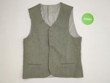 pepco sweter zielony: Kamizelka garniturowa dla mężczyzn, rozmiar M — 3