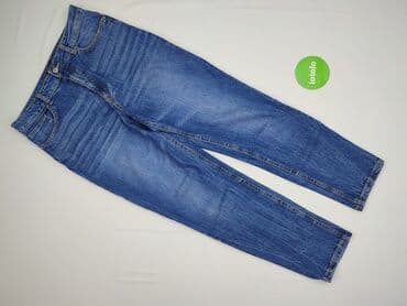srebrne buty deichmann: Denim, Jeansy damskie, rozmiar M — 2