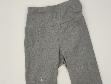 legginsy czarne woskowane: Legginsy Krótkie damskie, rozmiar S — 1