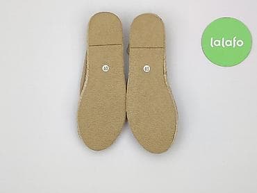 bape klapki: Męskie espadryle w kolorze beżowym, rozmiar 40. - Cholewka — 3