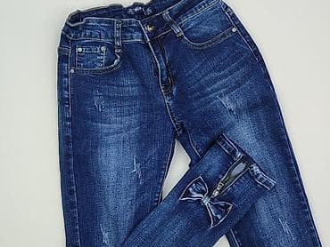 pull and bear jeans: Spodnie jeansowe, 14 lat, 164, stan - Bardzo dobry — 1