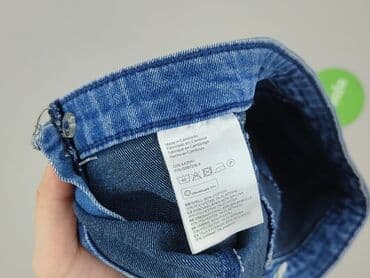 hm krótkie spodenki dzins low waist: H&M, Szorty damskie, rozmiar M — 5