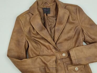 massimo dutti kurtka skórzana damska: Women`s leather jacket, size S — 1
