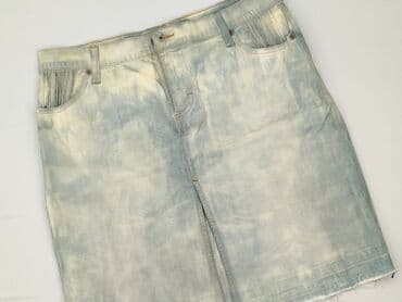 spódniczka dżinsowe z wysokim stanem: Lee, Spódnica damska, rozmiar L — 1