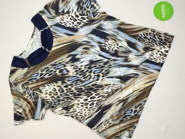 bluzki damskie rozmiar 50: Kot, Bluzka damska, rozmiar 5XL — 2