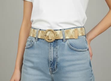 cienkie czapki damskie wiosenne: Pasek, Damskie, stan - Idealny — 1