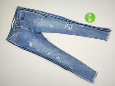 jeansy z asymetrycznym zapieciem: DENIM JEANS, Jeansy damskie, rozmiar M — 2