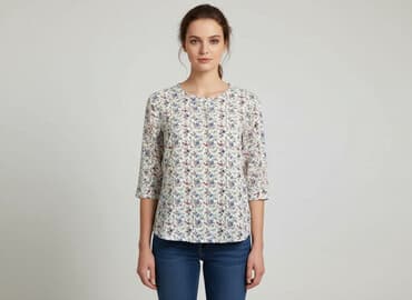 czerwone bluzki: Bluzka damska, rozmiar M — 7